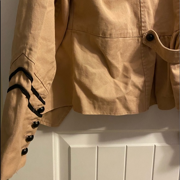 ❌SOLD❌ VINTAGE MAUVE TWILL MILITARY JACKET - Picture 7 of 7